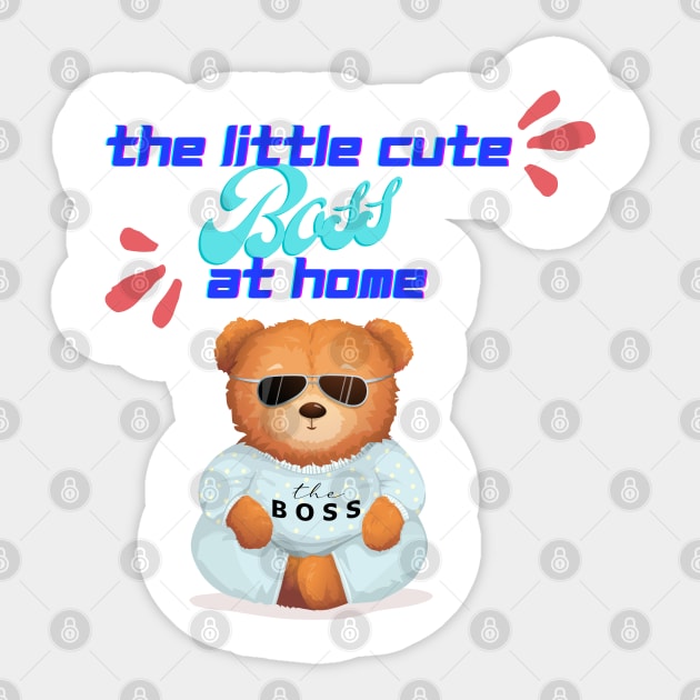 Baby Boss at Home - Cute Bear Sticker by O.M design